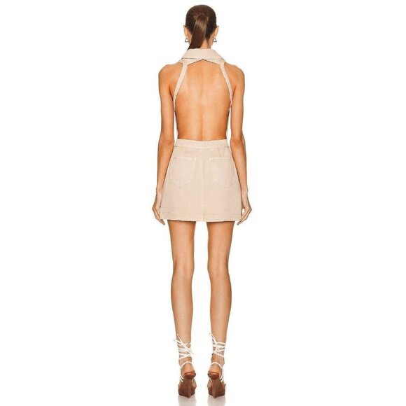 SER.O.YA Gemma Dress in Sand Dune XLarge New Womens Khaki Chino - Picture 3 of 15